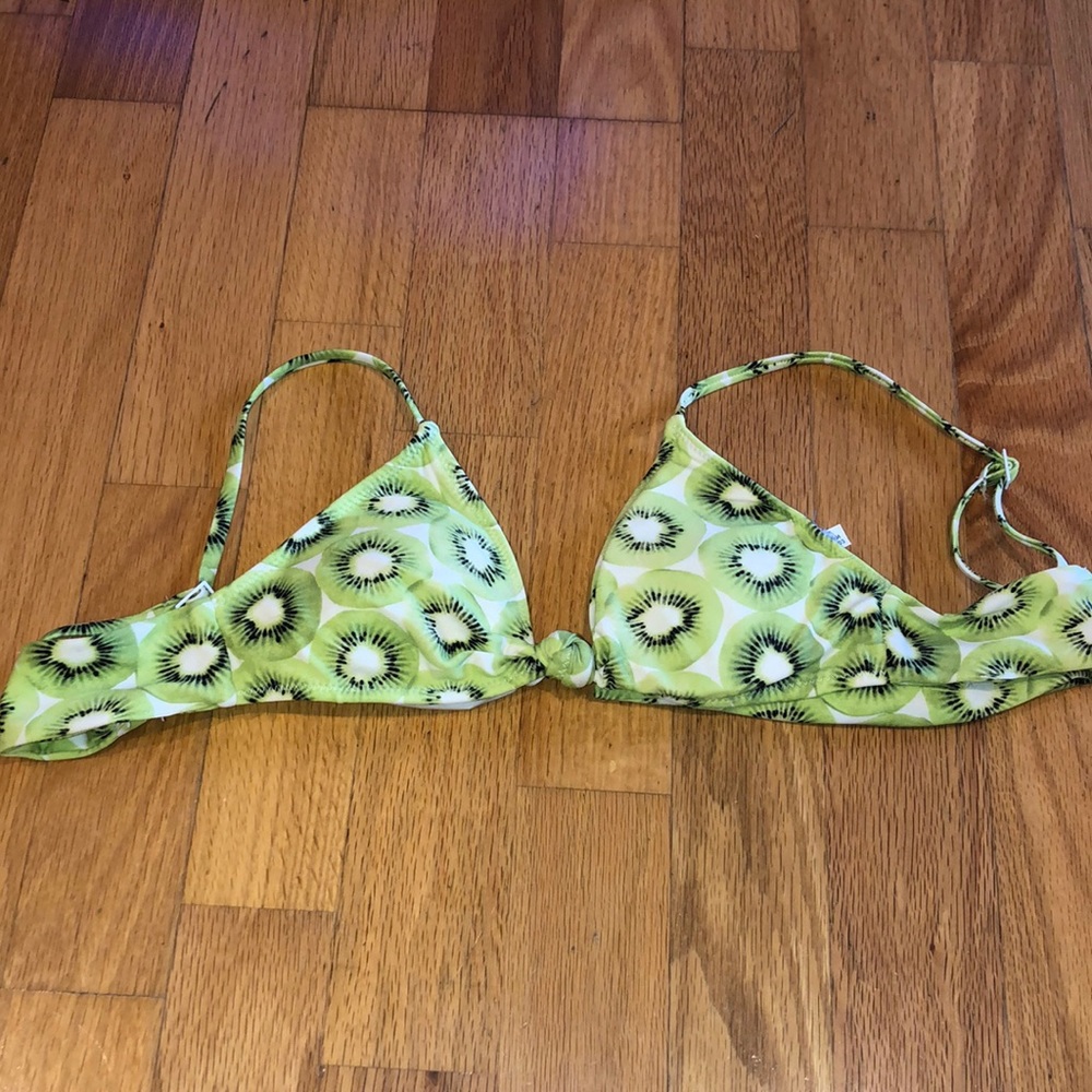 Kiwi fruit bikini top